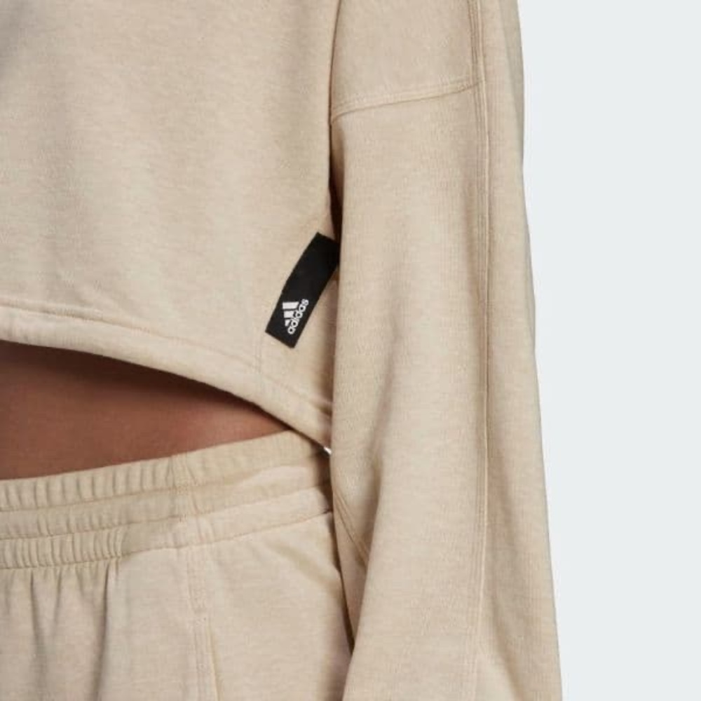 NWT Women’s adidas Sportswear Studio Lounge Summer Crew Sweatshirt - Picture 5 of 12